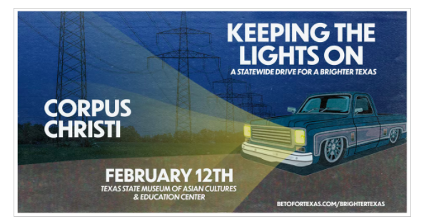 Beto Visiting Corpus Christi