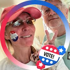 Craig Rogers Victoria Rogers LBJWCS CoHort 5 Island Democrats Founders North Padre Island Weekly Island Coffee Monthly third Thursday Vote Blue Happy Hour 