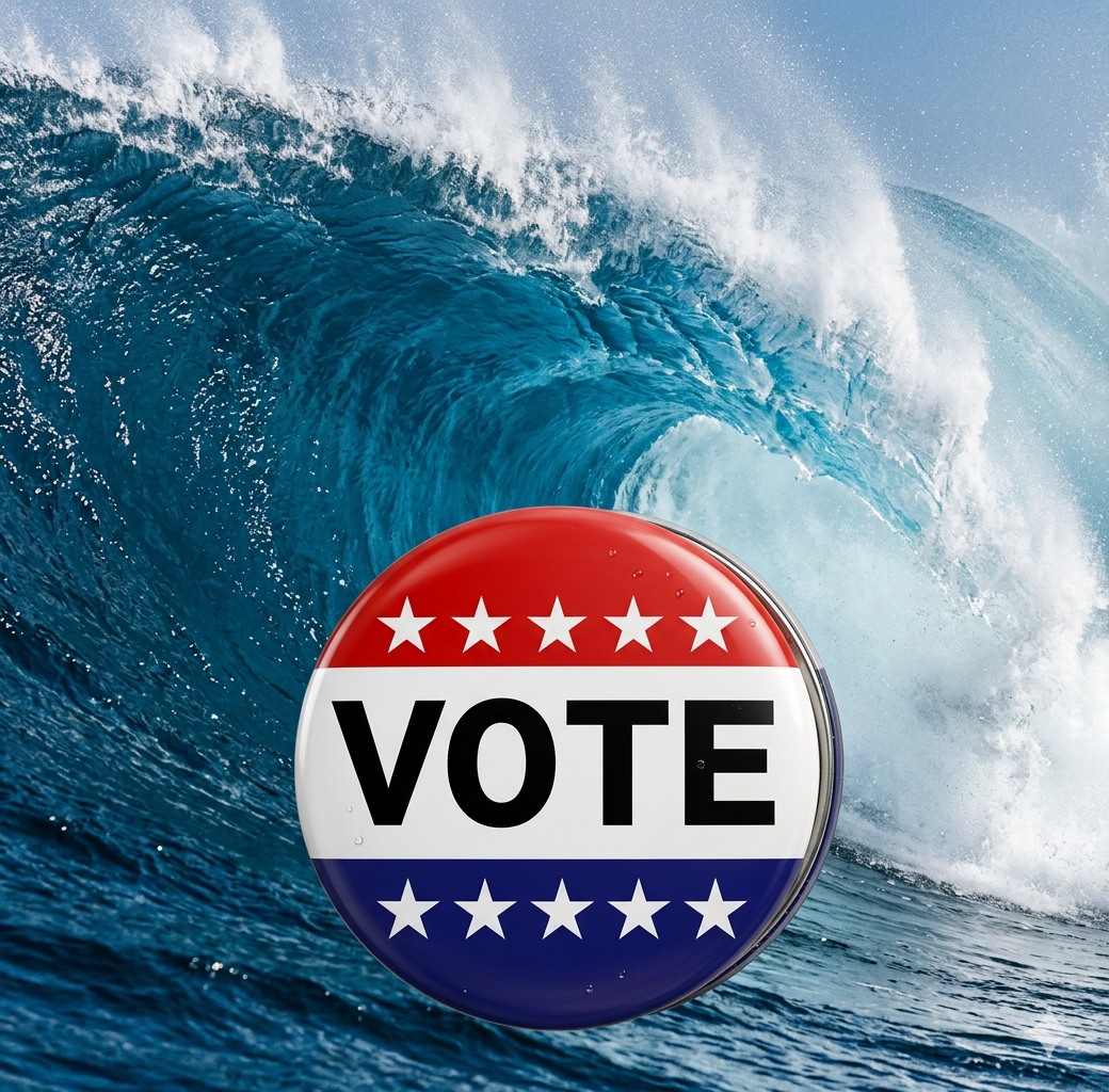 Primary voting wave