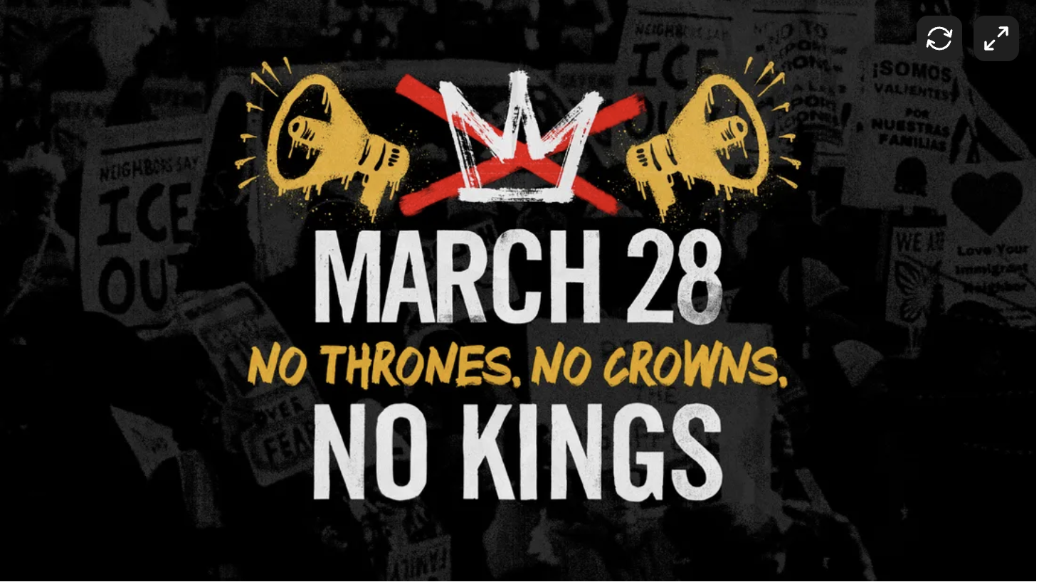 Come with your neighbors, your family, your American flag, and your voice. The Coastal Bend has real grievances — water crisis, gas prices, refinery jobs at risk, immigration fears — and Saturday is the day to say so out loud, together, as part of a movement of millions.