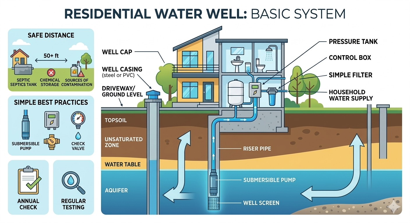 Residential well for north padre island home