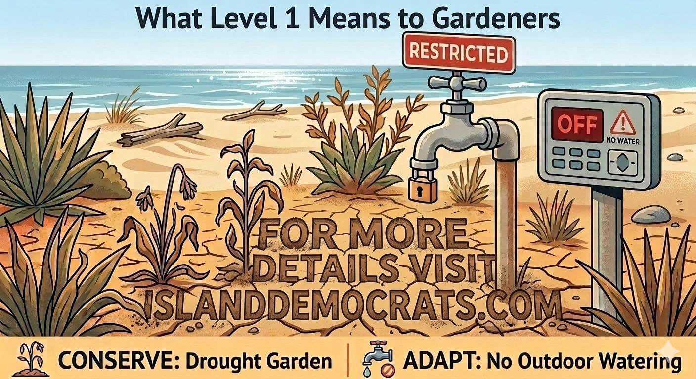 What does Level 1 mean to gardeners in Corpus Christi